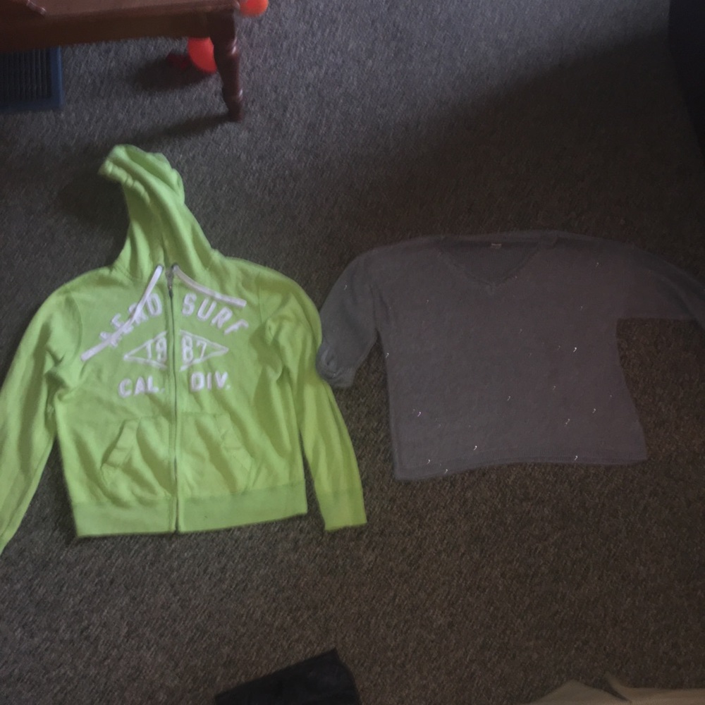 Aero and dkny hoodie and sweater medium fit